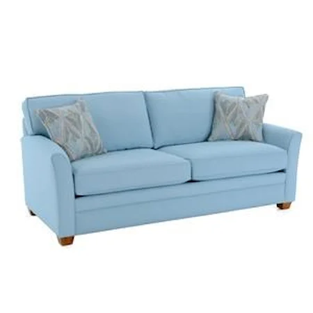 Casual Flared Arm Sofa